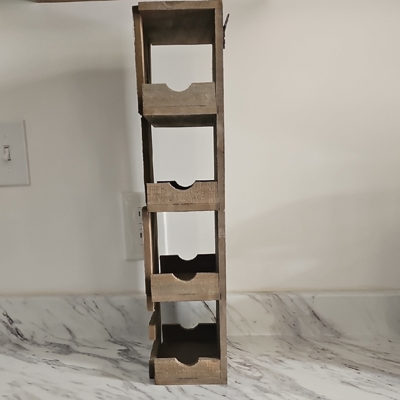 Rustic Wine Rack with White Letters - Picture 3 of 7